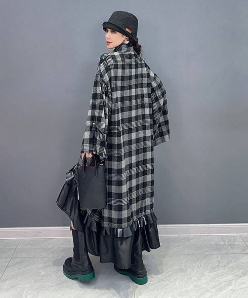 Tartan Check Fishtail Dress