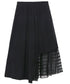 Layered Mesh Hem Skirt