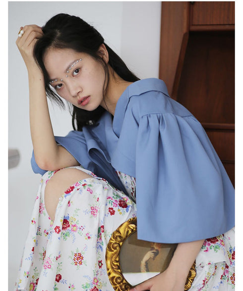 Front Cross Short Jacket