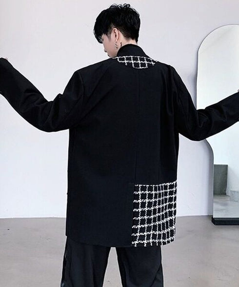 Monochrome Check Jacket