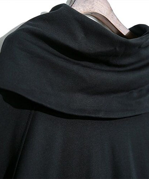 Drape Zip Oversized Pullover