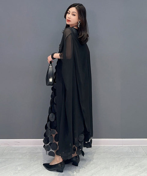 Side Long Top & Dot Dress Co-ord