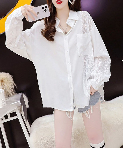 Patchwork Lace Blouse