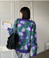 Flower Jacquard Sweater