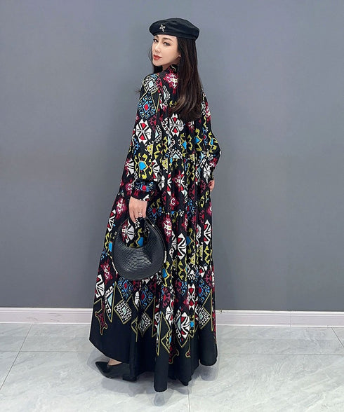 Ethnic Pattern Dress
