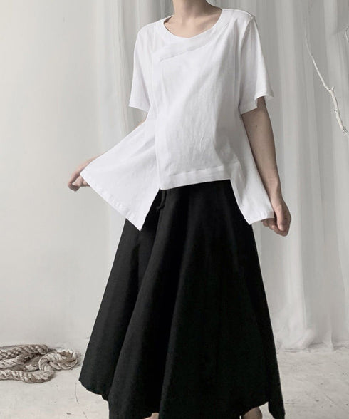 Asymmetrical Split T-shirt