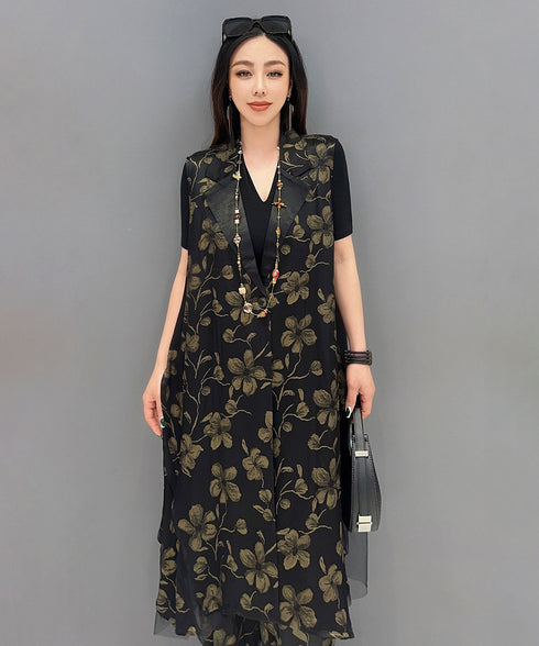 Back Tiered Vest & Pants Co-ord