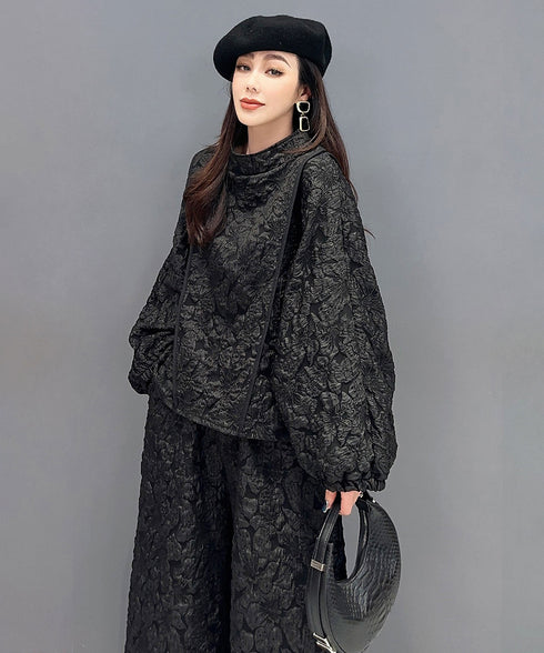 Billowy Sleeve Top & Pants Co-ord