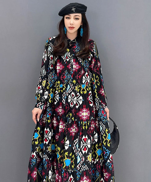 Ethnic Pattern Dress
