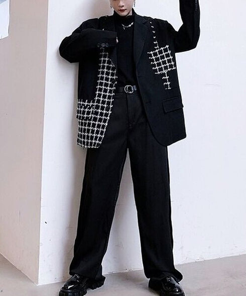 Monochrome Check Jacket