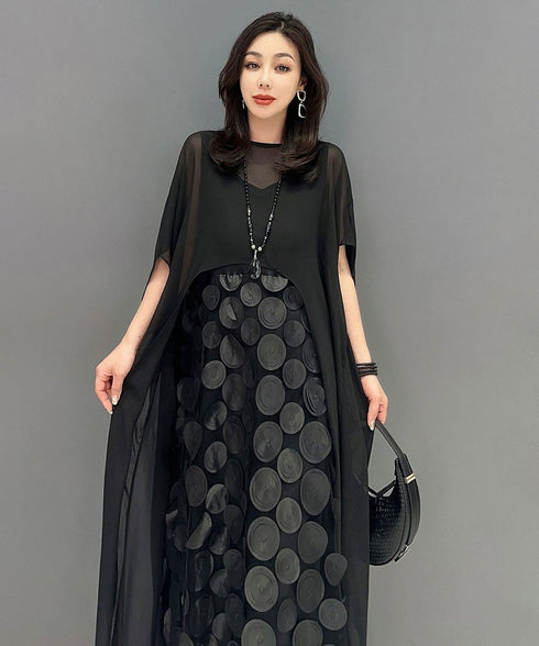 Side Long Top & Dot Dress Co-ord