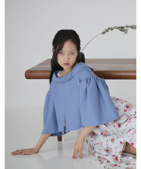 Front Cross Short Jacket