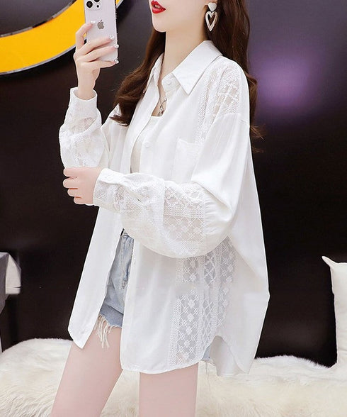Patchwork Lace Blouse