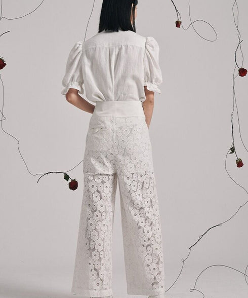 Structured Puff Sleeve Shirt