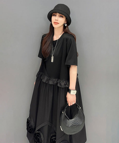 Three-dimensional Flower Dress