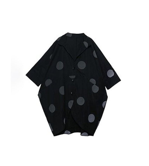 Oversized Polka Dot Coat
