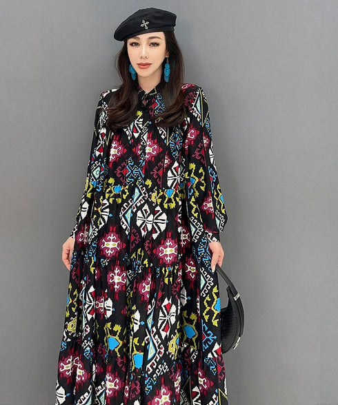 Ethnic Pattern Dress