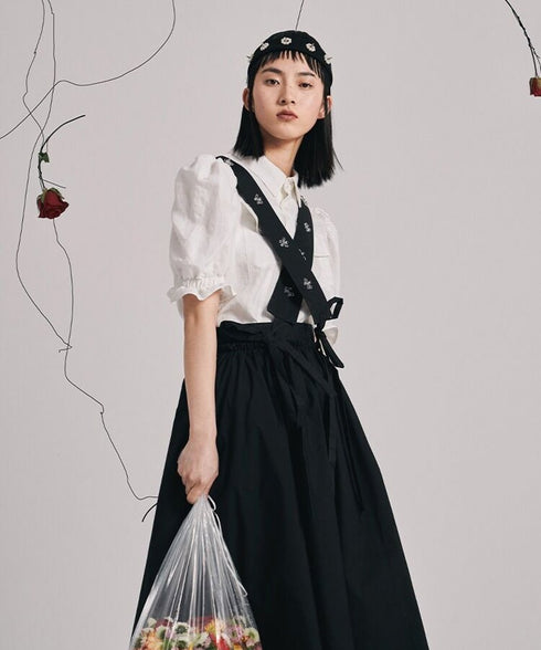 Structured Puff Sleeve Shirt