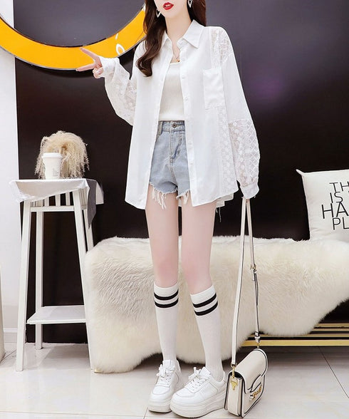 Patchwork Lace Blouse