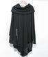 Drape Zip Oversized Pullover