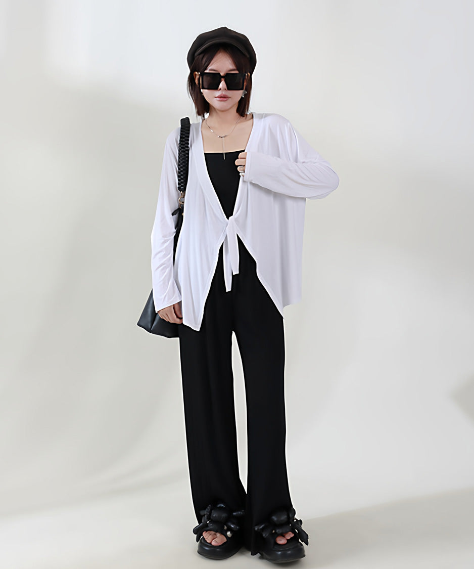 Soft Drape Open Cardigan