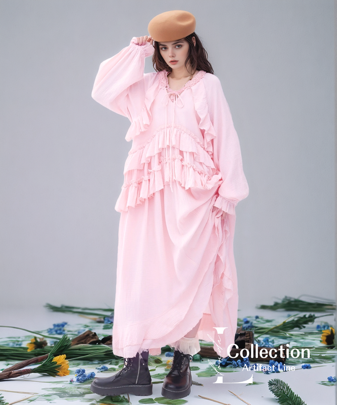 Ruffle Layer Dress