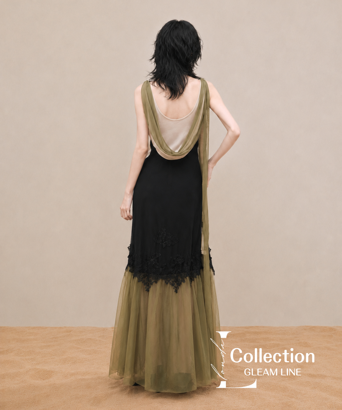 Sheer Lace Layer Dress