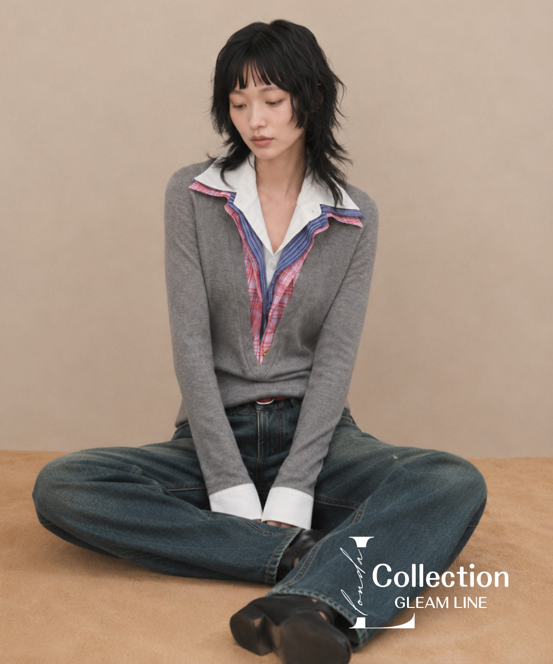 Multi Layered Collar Knit Top
