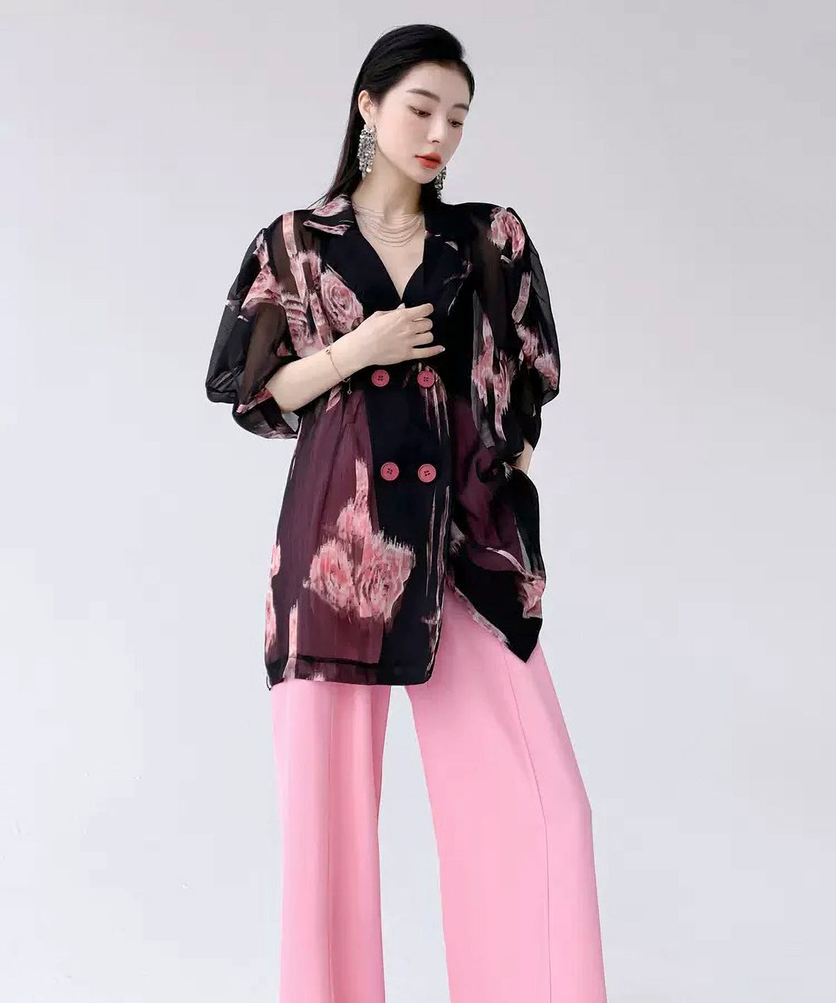 Tuck Wide Pants