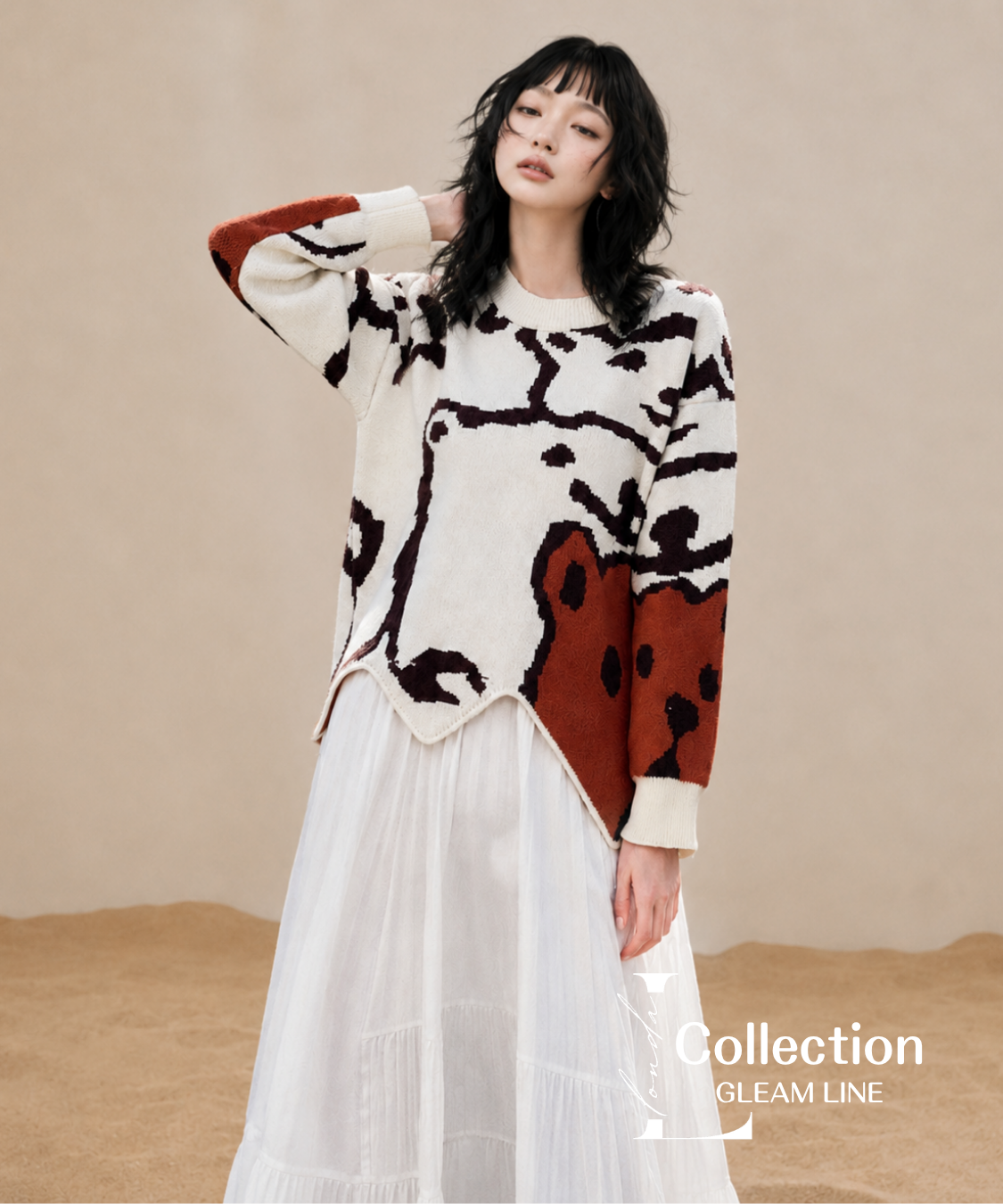 Scallop Bear Sweater