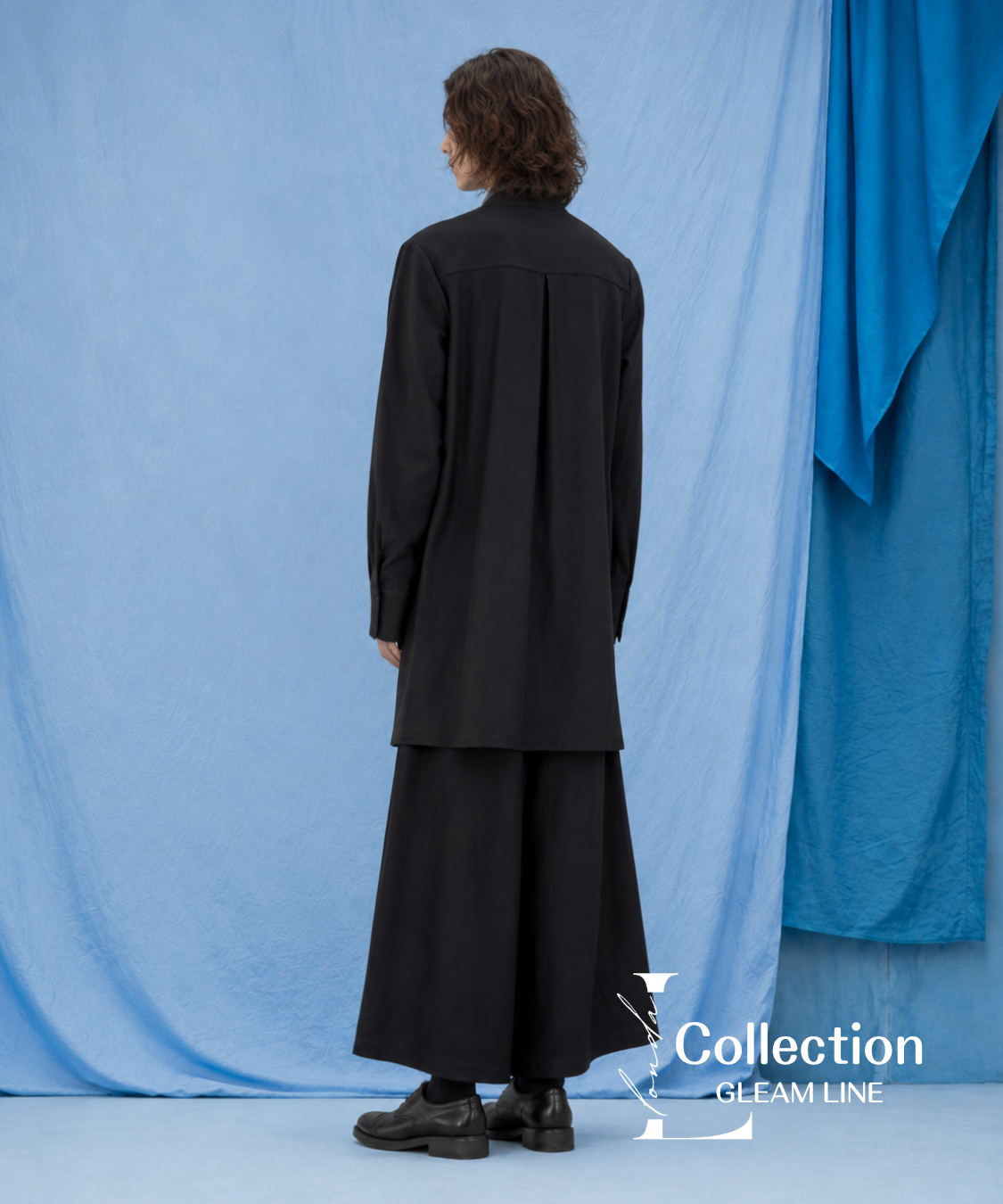 Diagonal Button Loose Long Shirt