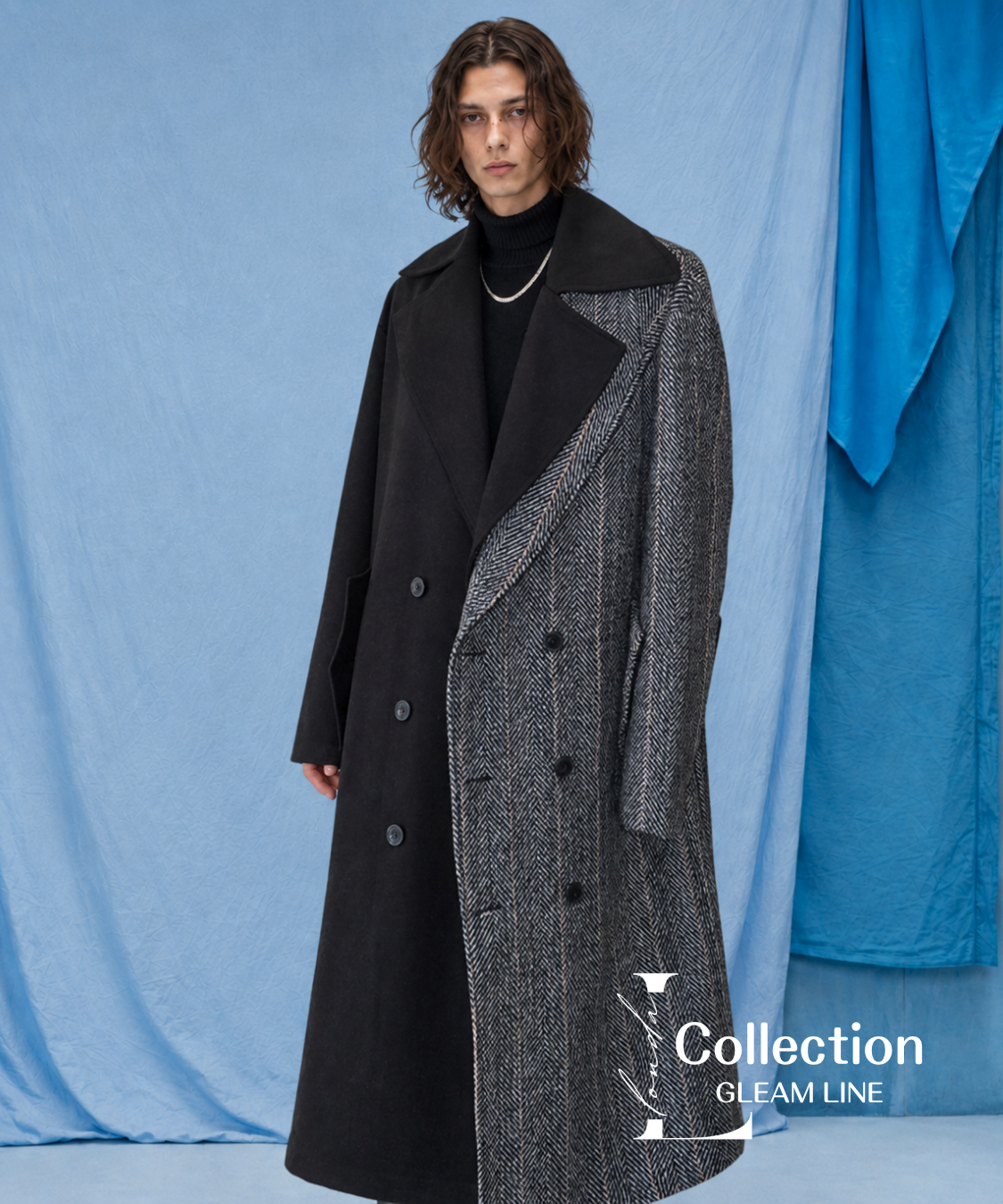 Contrast Double Coat