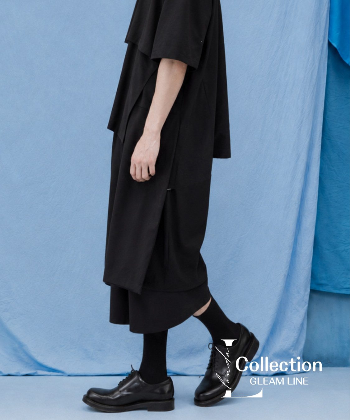 Layered Zip Block Shorts