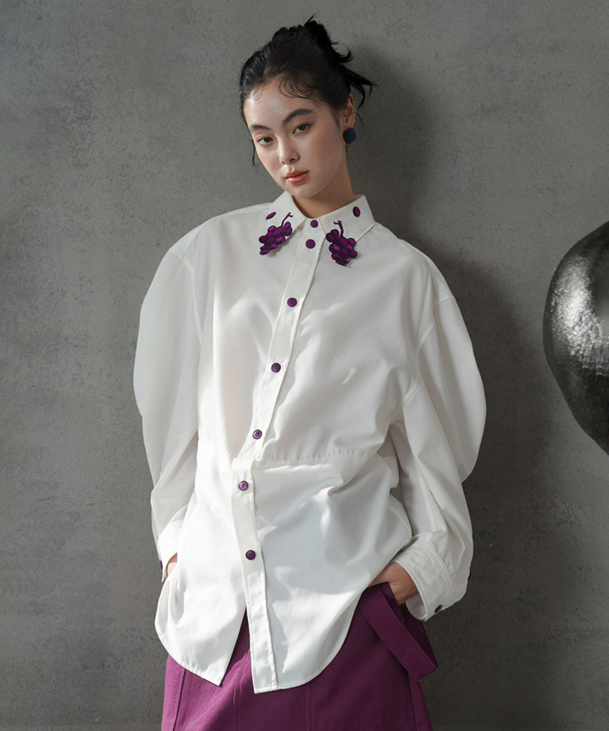 Grape Collar Blouse