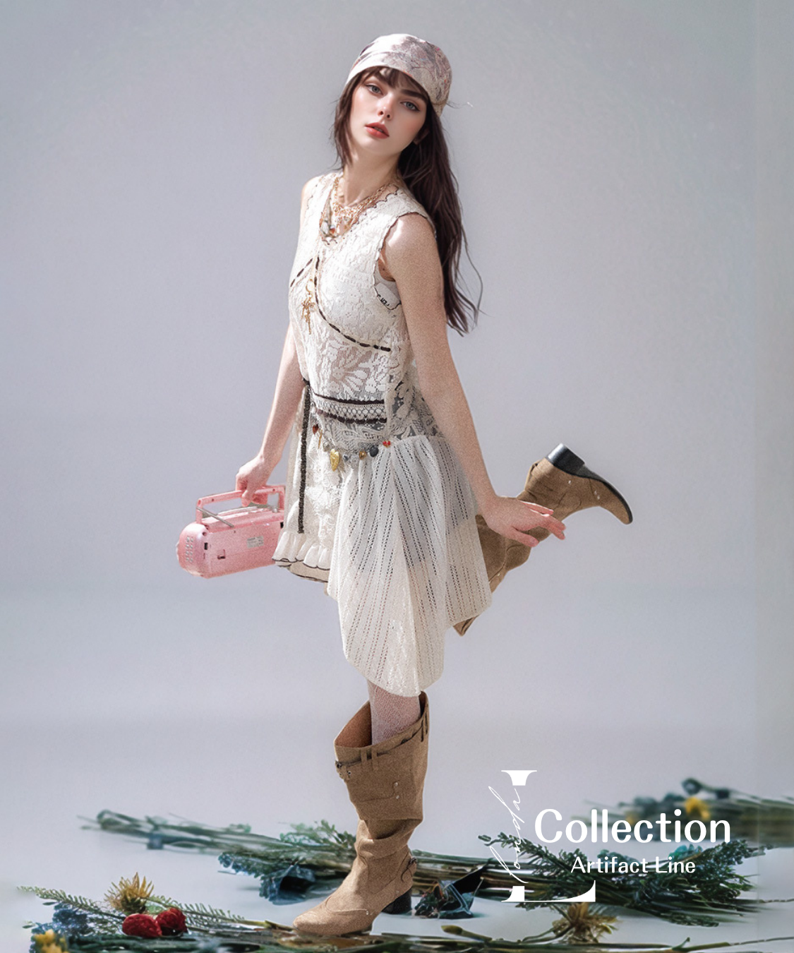 Lace Patch Muse Dress