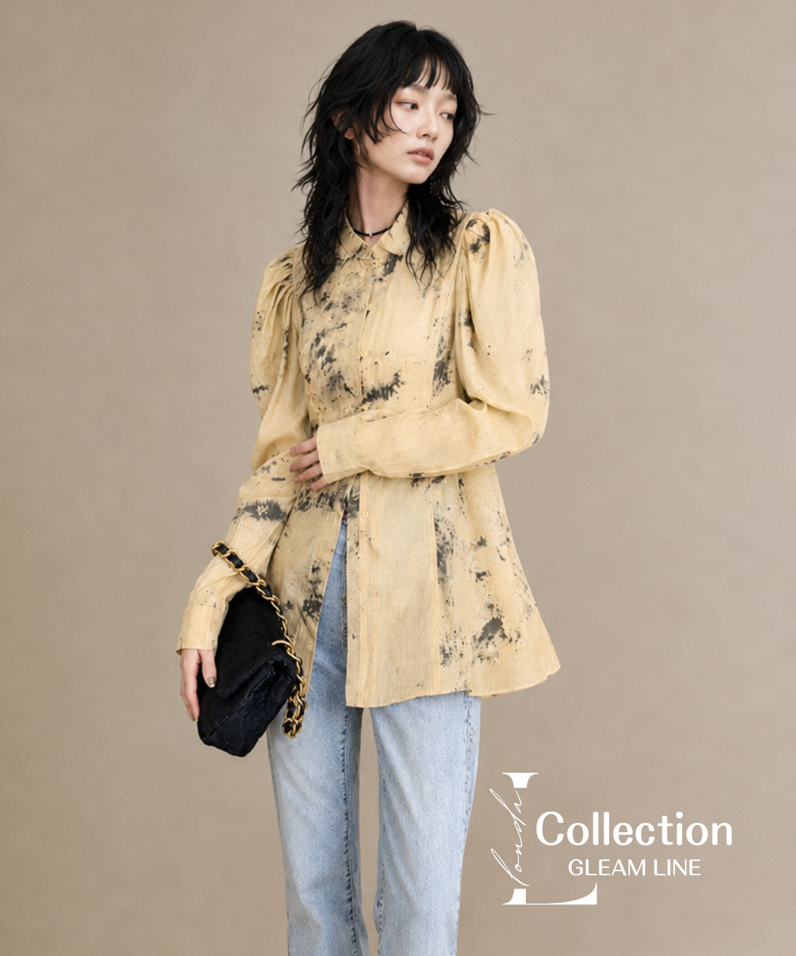 Shibori Print Blouse