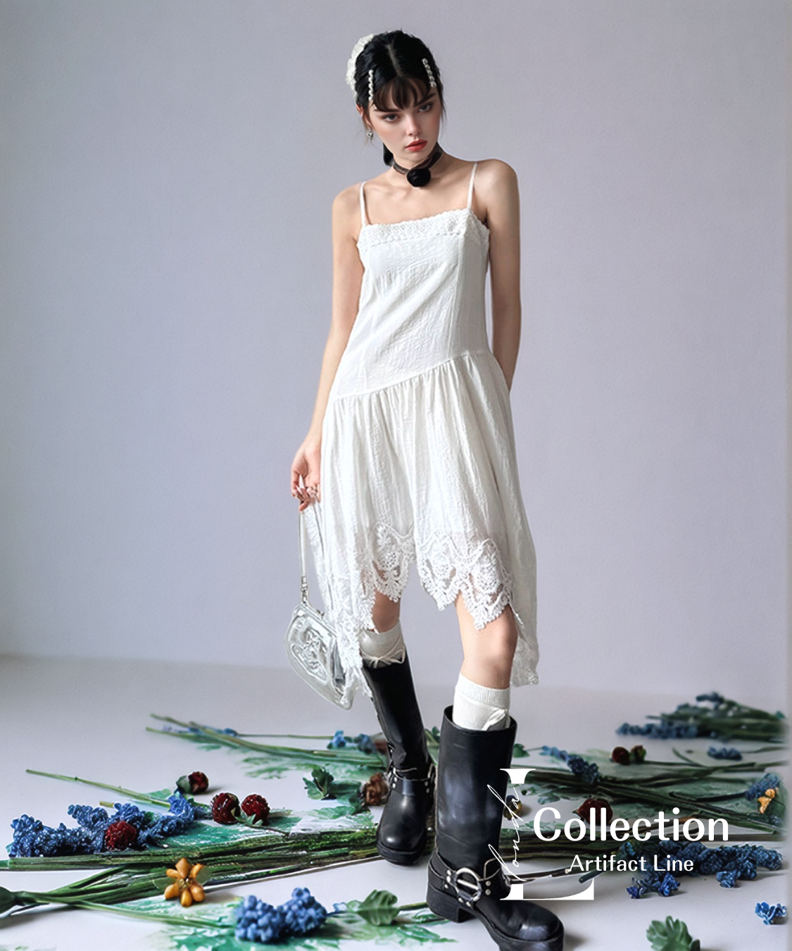 Lace Hem Camisole Dress