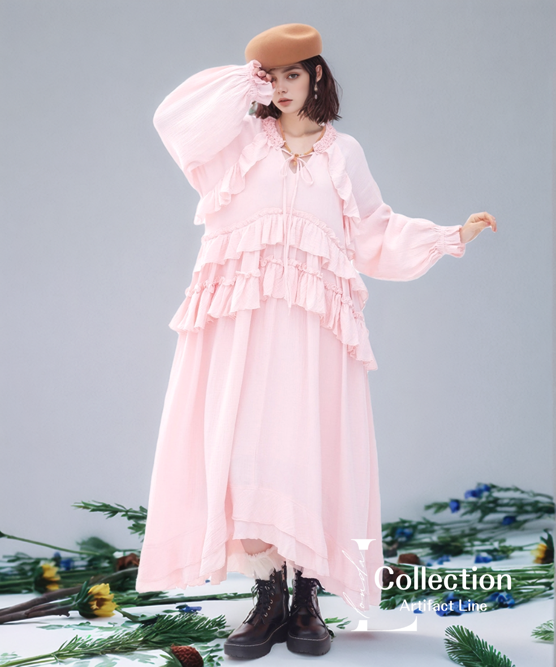 Ruffle Layer Dress