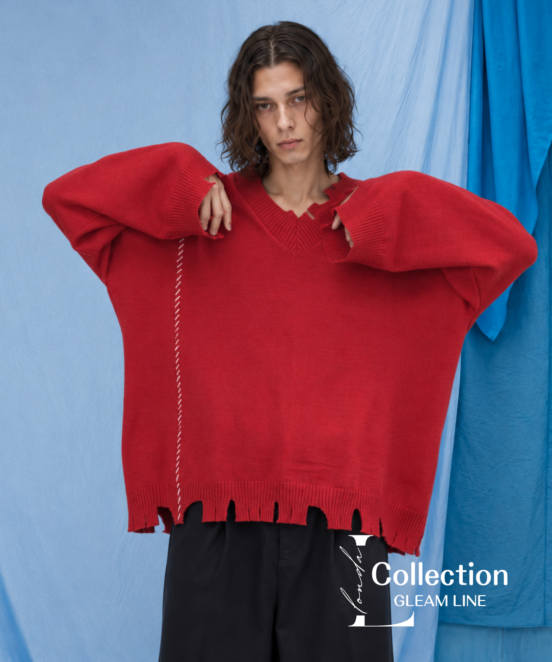 Irregular Hole Sweater