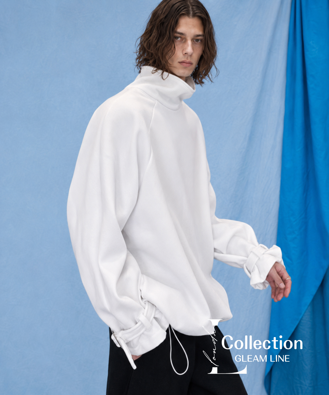 Half Zip High Neck Pullover
