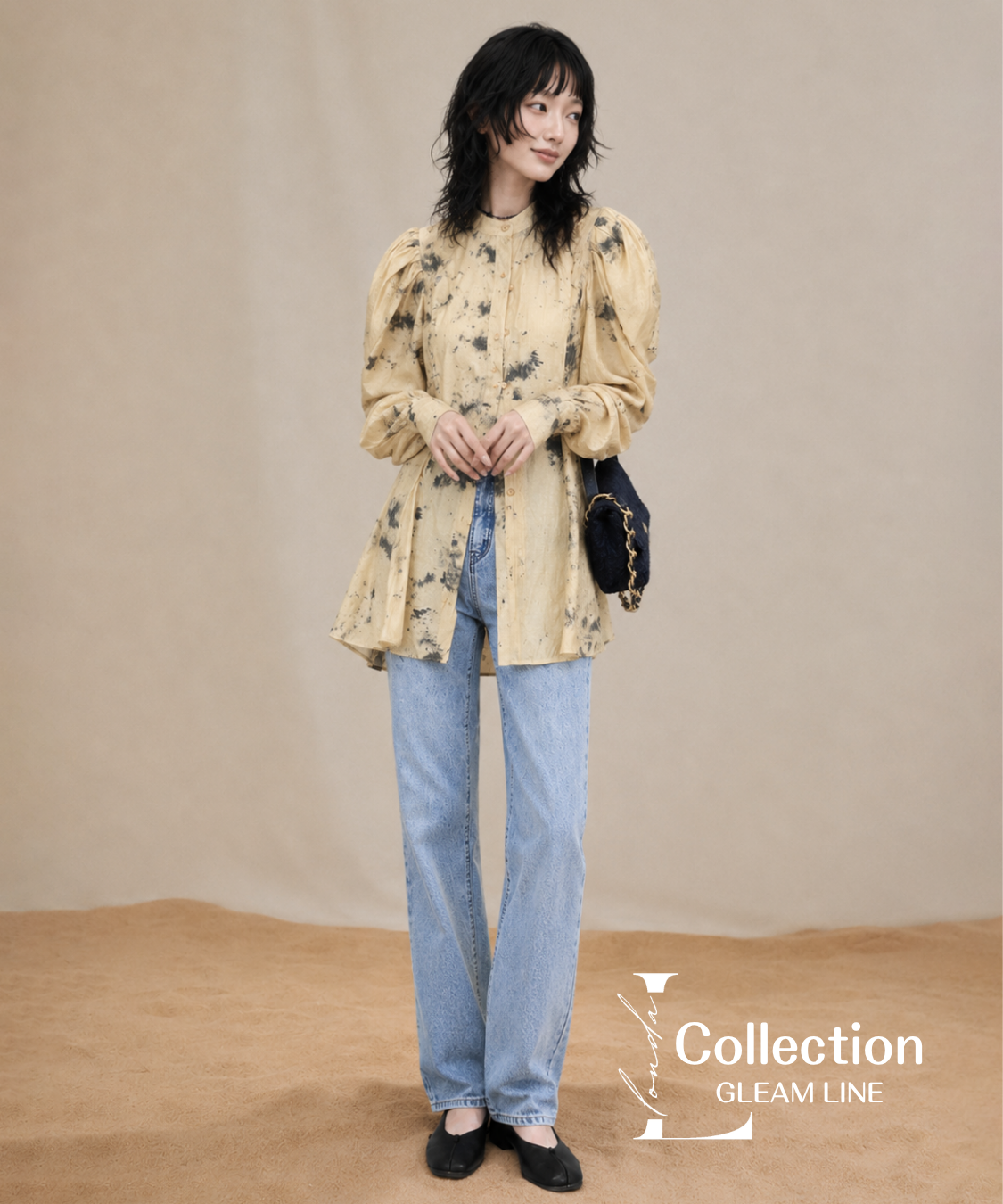 Shibori Print Blouse