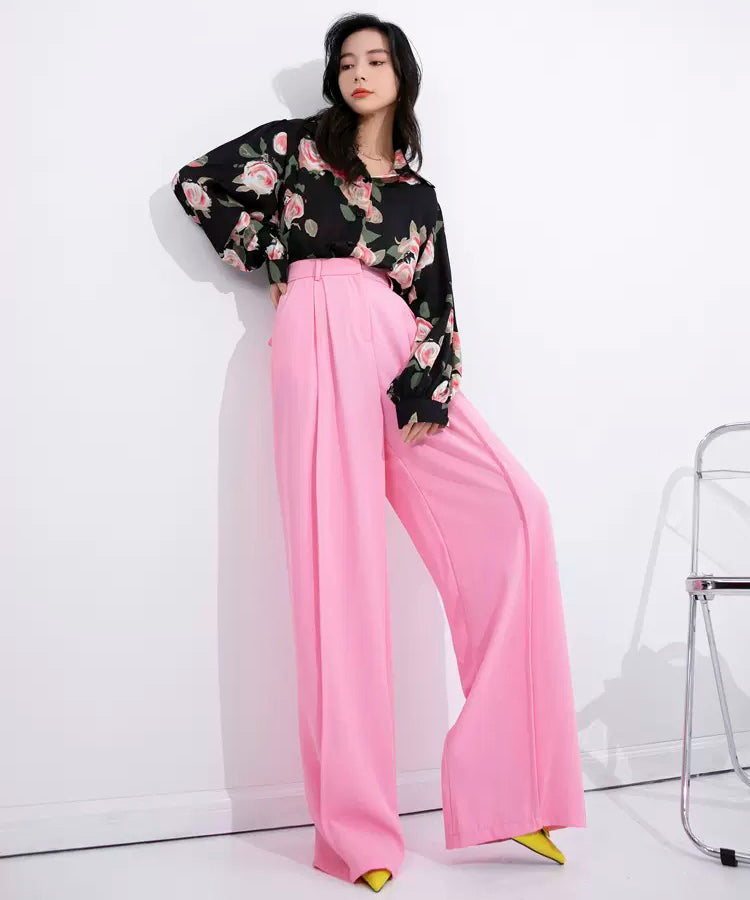 Tuck Wide Pants