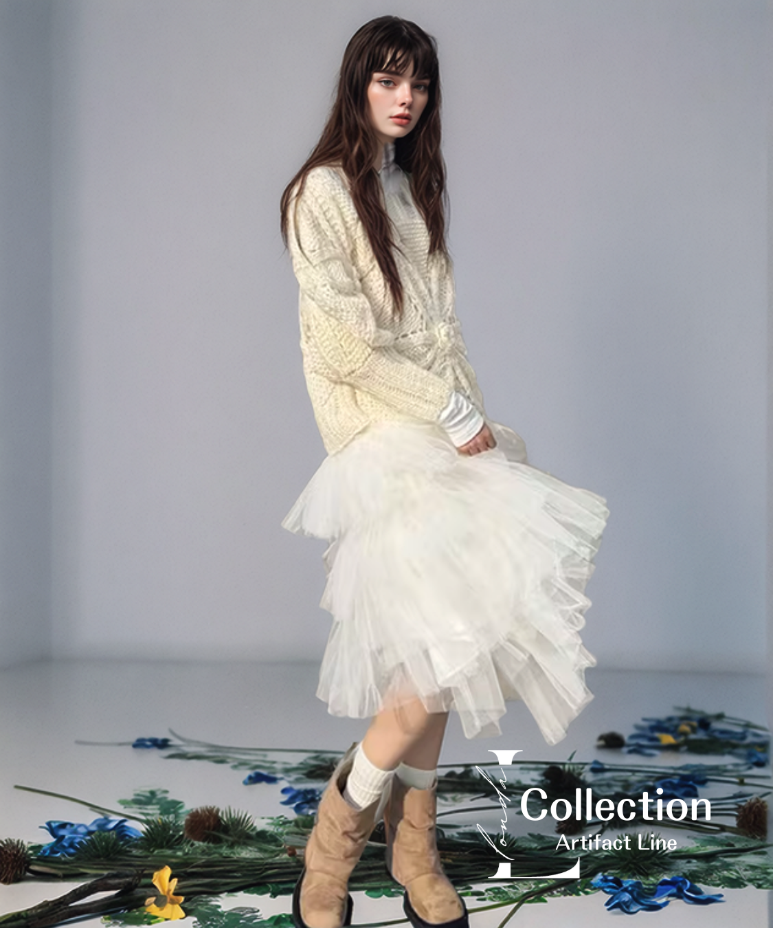 Floral Cable ＆ Tulle Series