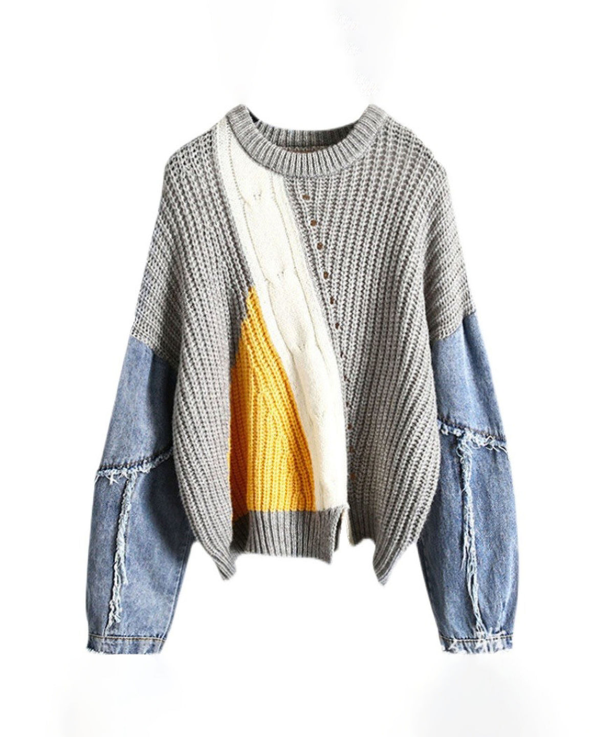 Denim Switchable Sweater