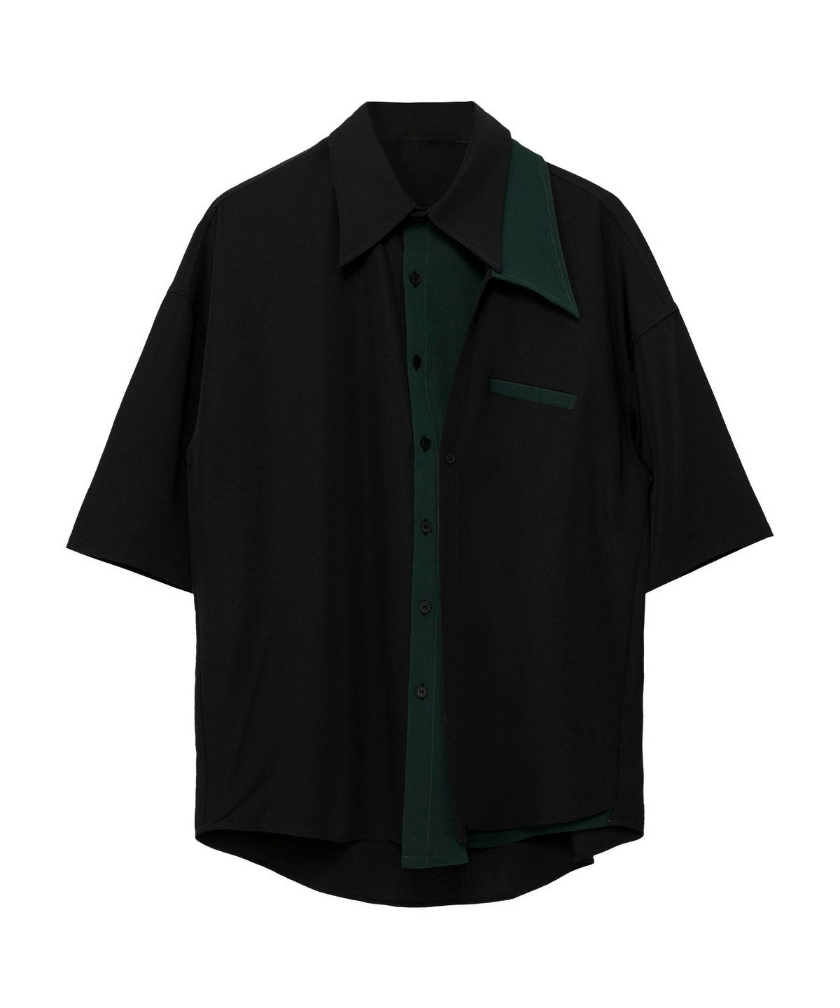 Asymmetric Collar Shirt