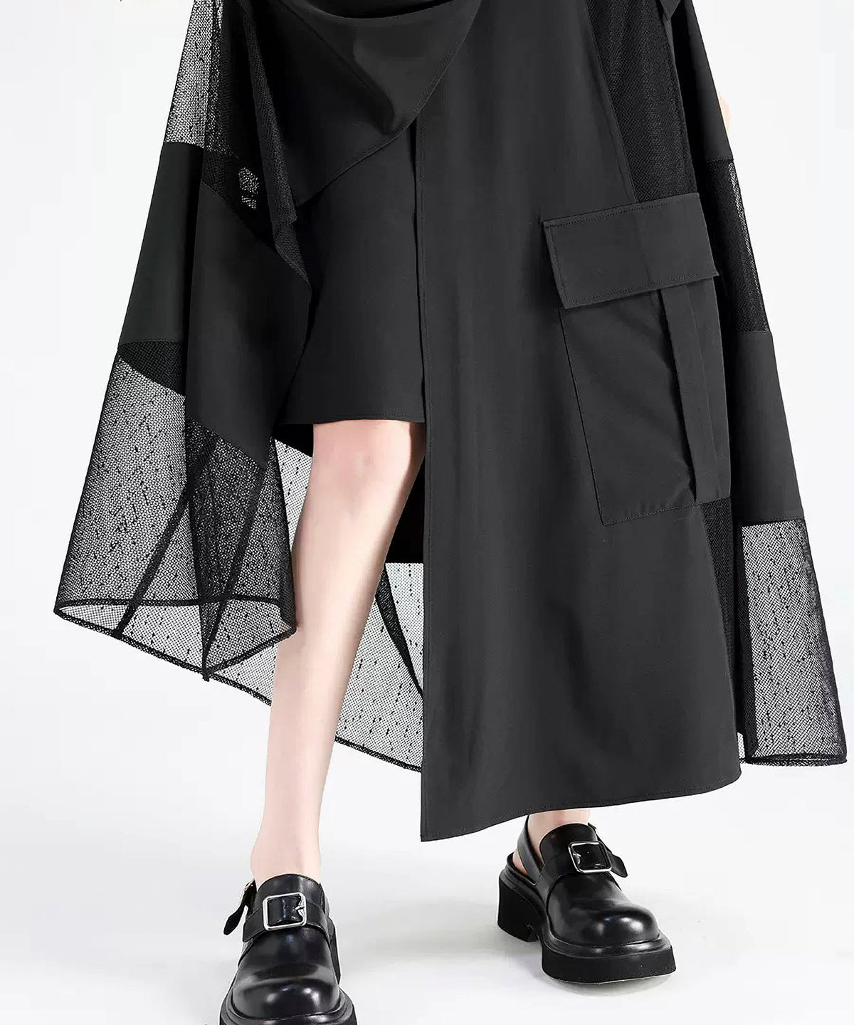 Cutout See-through Skirt