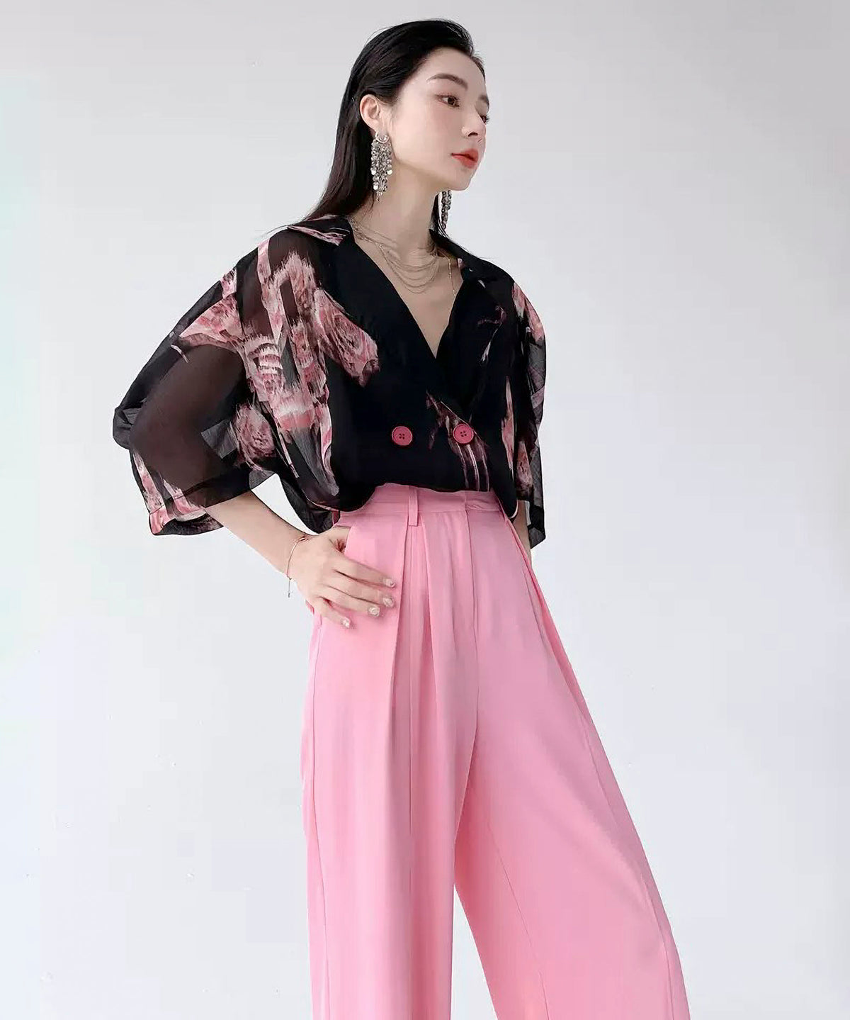 Tuck Wide Pants