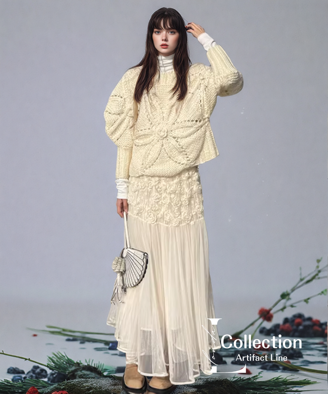 Floral Cable ＆ Tulle Series