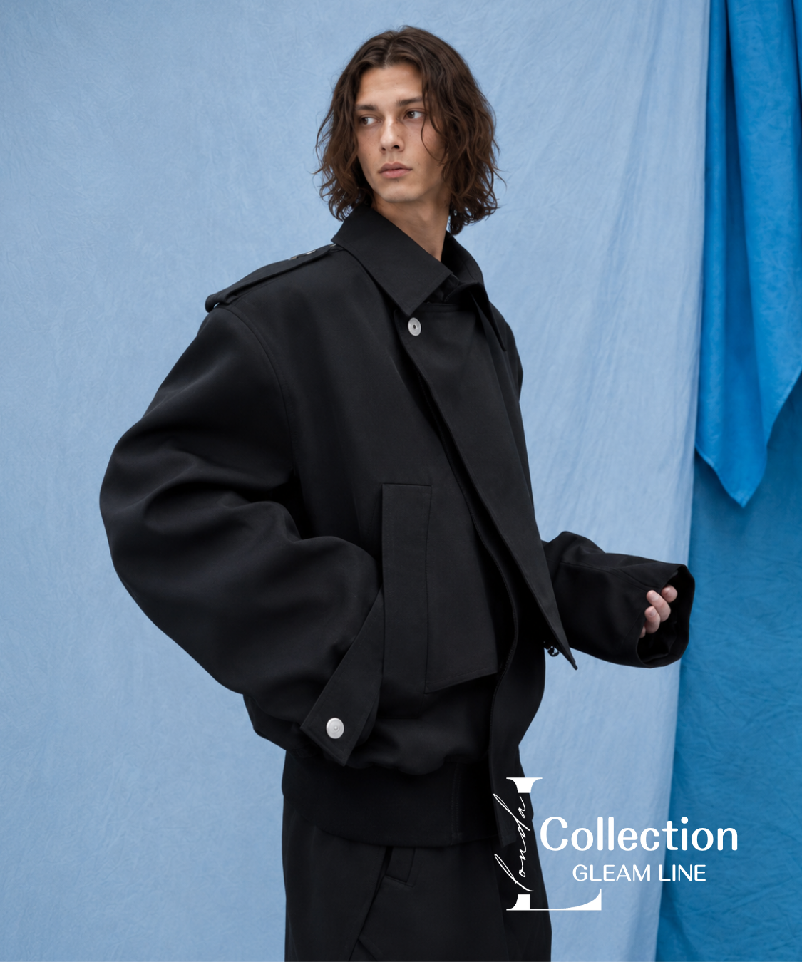 Offset Fold Short Jacket