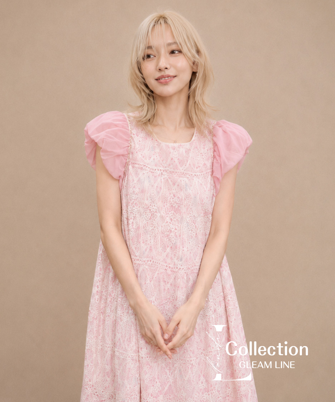 Floral Lace Tiered Dress
